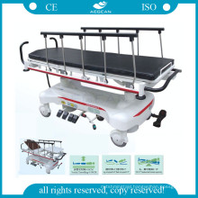 AG-HS007 aluminium alloy handrail hydraulic pump hospital stretchers for patients